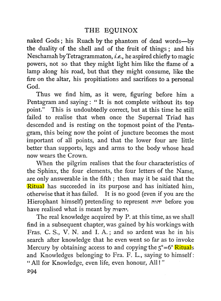Original scan of The Equinox (Volume I, Number II), PDF page 302