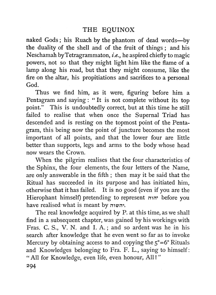 Original scan of The Equinox (Volume I, Number II), PDF page 302