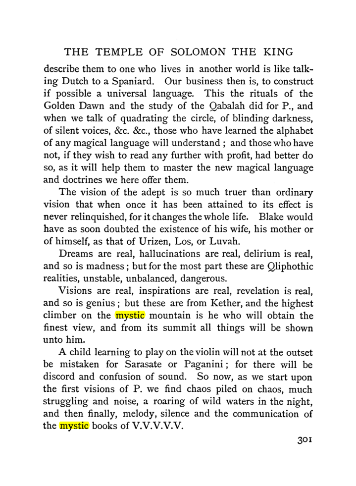 Original scan of The Equinox (Volume I, Number II), PDF page 309