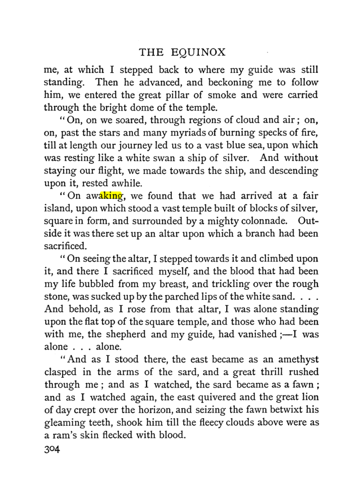 Original scan of The Equinox (Volume I, Number II), PDF page 312