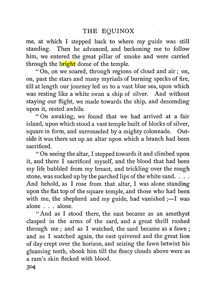 Original scan of The Equinox (Volume I, Number II), PDF page 312