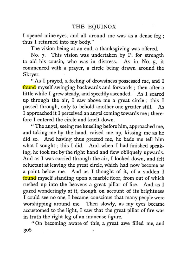 Original scan of The Equinox (Volume I, Number II), PDF page 314