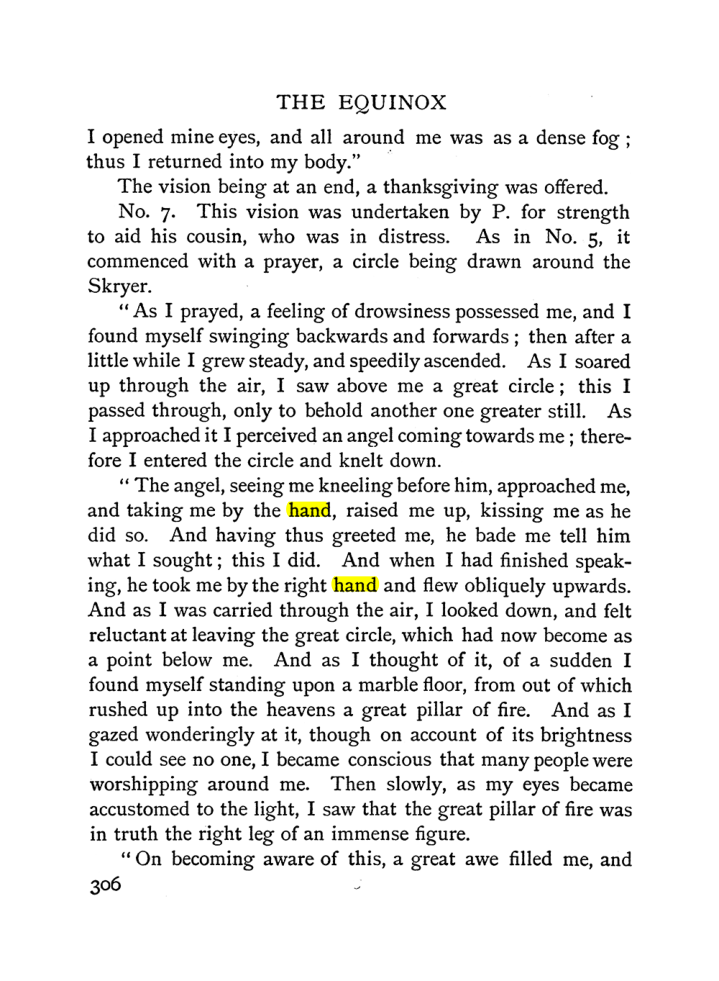 Original scan of The Equinox (Volume I, Number II), PDF page 314