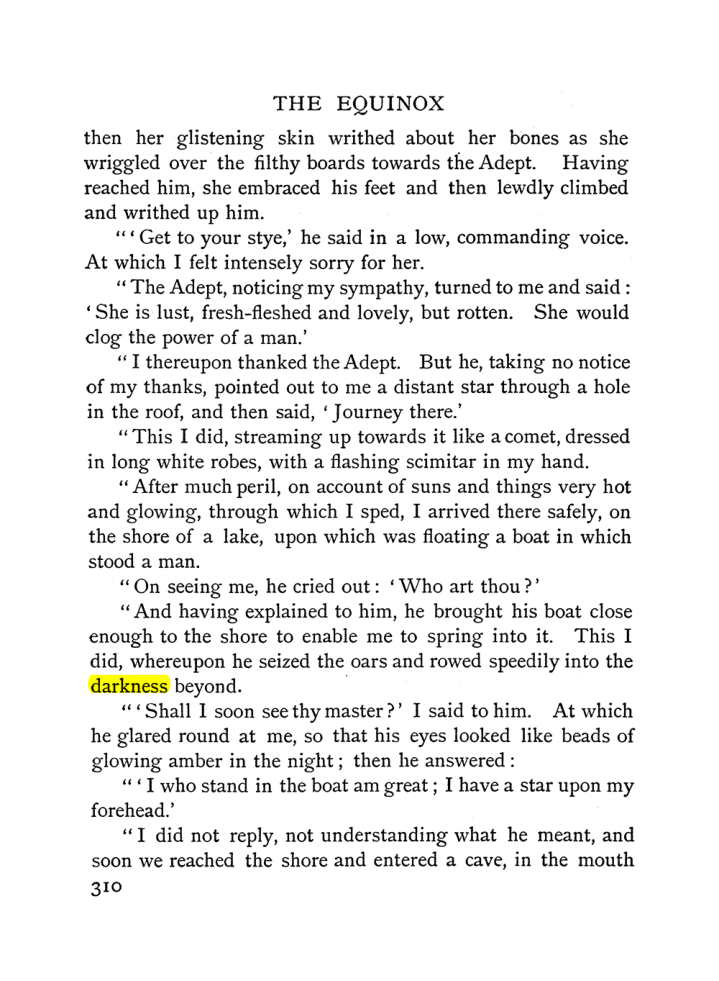 Original scan of The Equinox (Volume I, Number II), PDF page 318