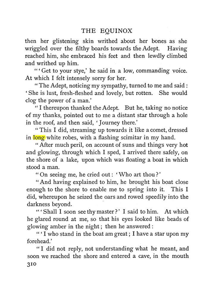 Original scan of The Equinox (Volume I, Number II), PDF page 318