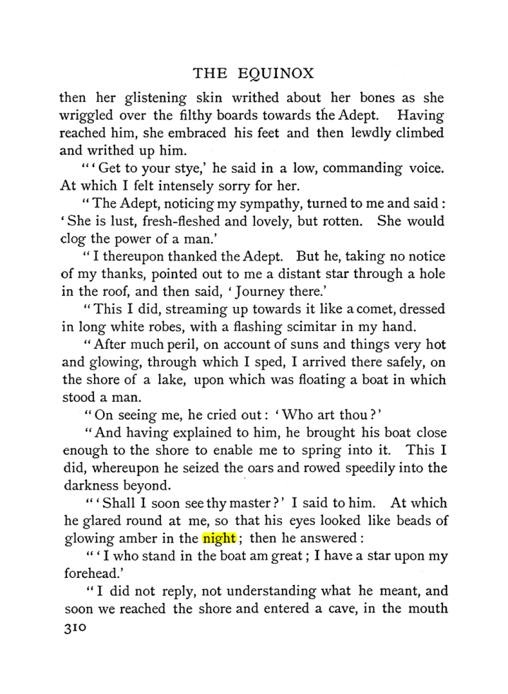 Original scan of The Equinox (Volume I, Number II), PDF page 318