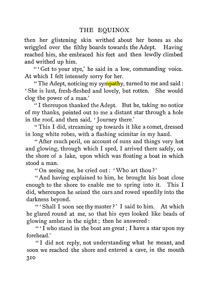 Original scan of The Equinox (Volume I, Number II), PDF page 318