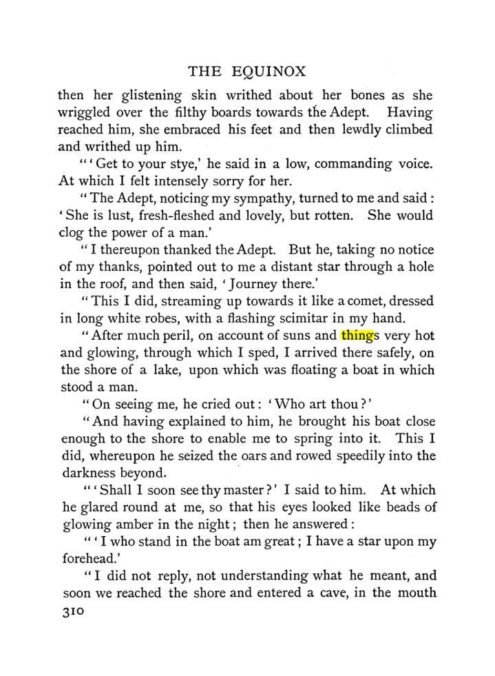 Original scan of The Equinox (Volume I, Number II), PDF page 318
