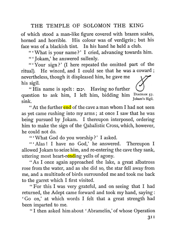 Original scan of The Equinox (Volume I, Number II), PDF page 319