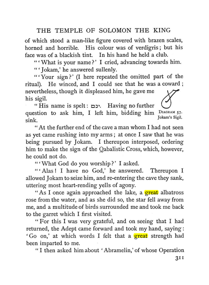 Original scan of The Equinox (Volume I, Number II), PDF page 319