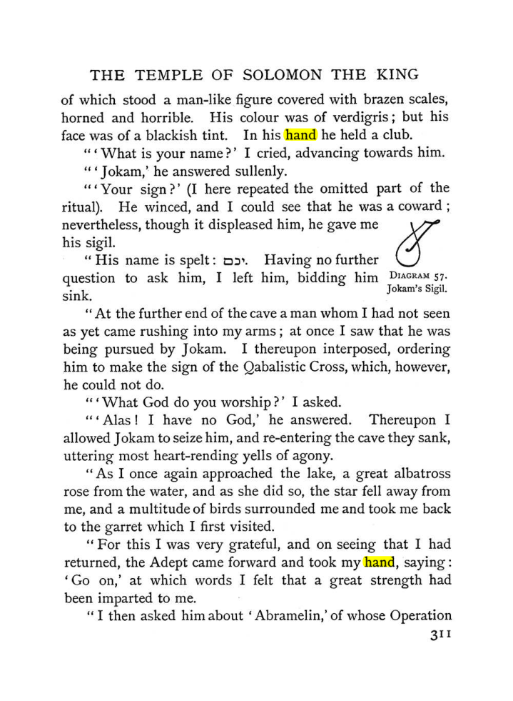 Original scan of The Equinox (Volume I, Number II), PDF page 319