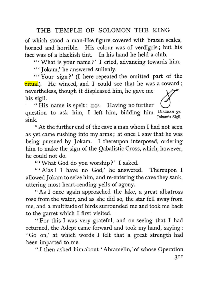 Original scan of The Equinox (Volume I, Number II), PDF page 319