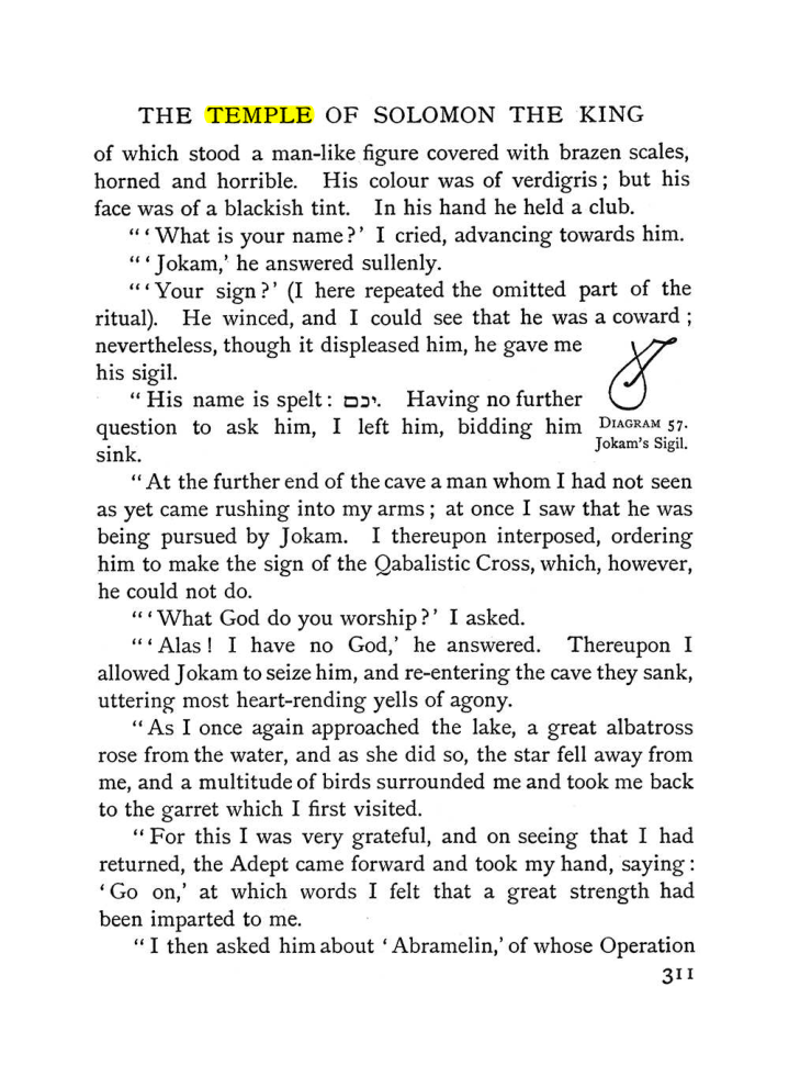 Original scan of The Equinox (Volume I, Number II), PDF page 319