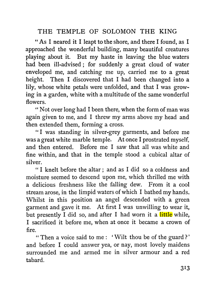 Original scan of The Equinox (Volume I, Number II), PDF page 321