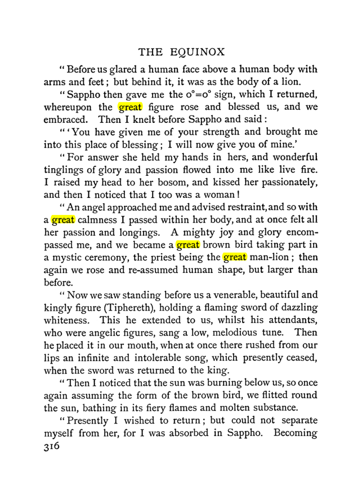 Original scan of The Equinox (Volume I, Number II), PDF page 324
