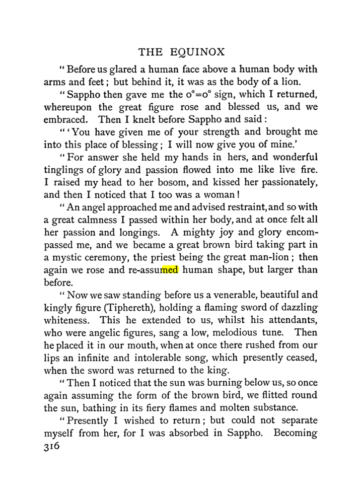 Original scan of The Equinox (Volume I, Number II), PDF page 324