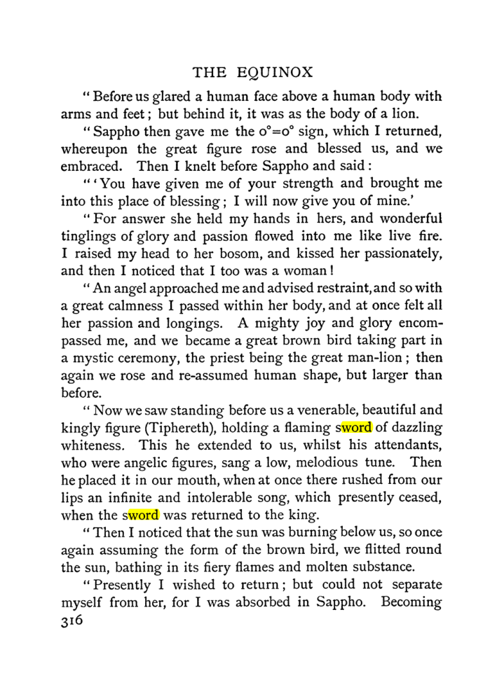 Original scan of The Equinox (Volume I, Number II), PDF page 324