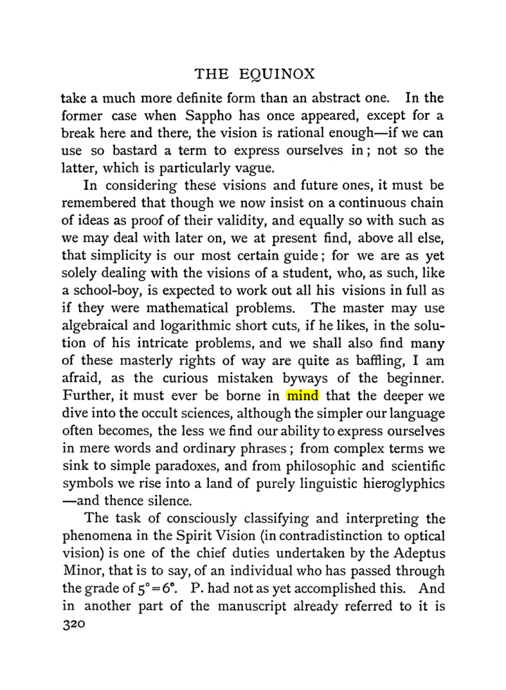 Original scan of The Equinox (Volume I, Number II), PDF page 328