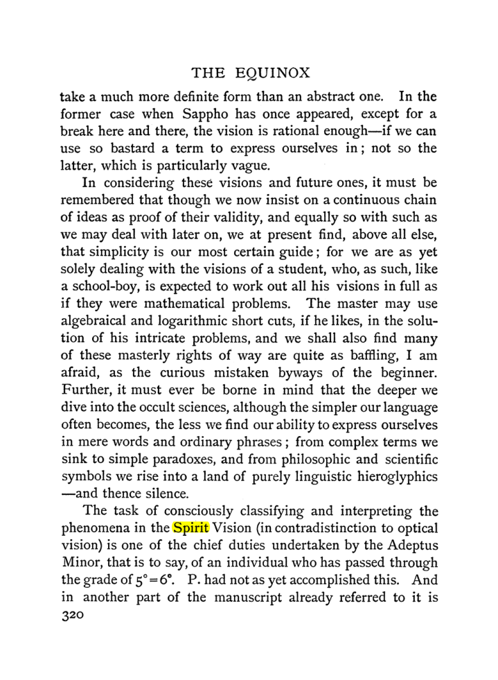 Original scan of The Equinox (Volume I, Number II), PDF page 328