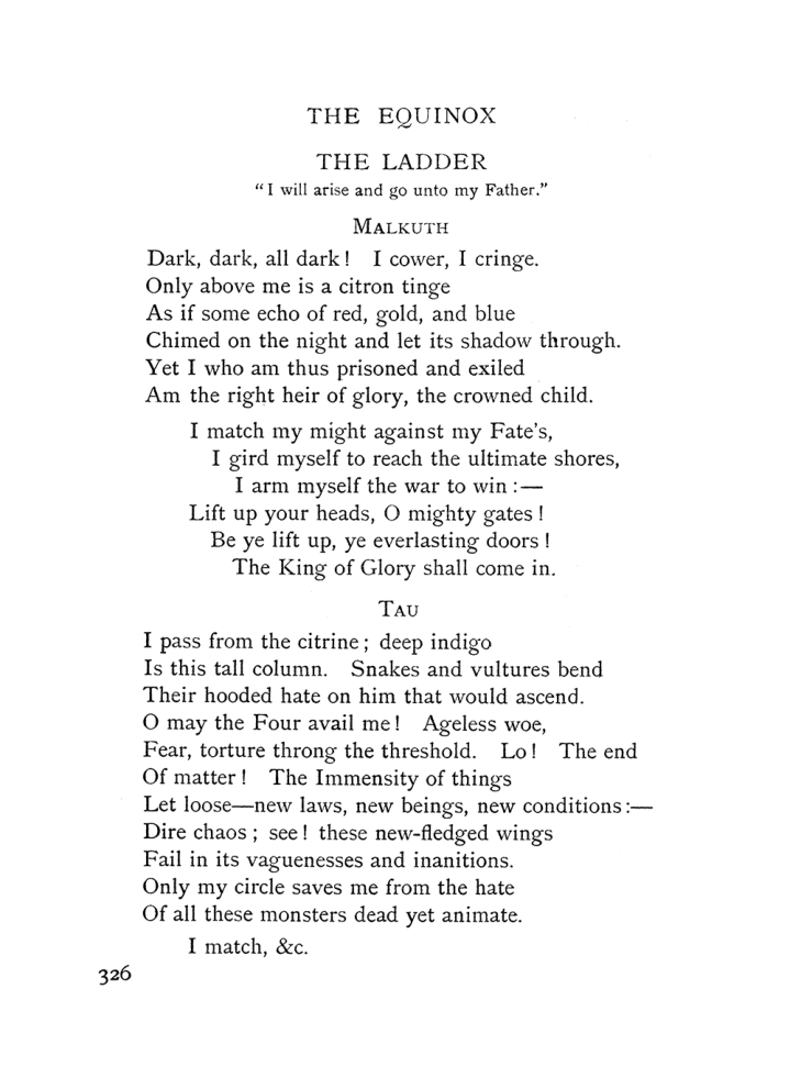 Original scan of The Equinox (Volume I, Number II), PDF page 334
