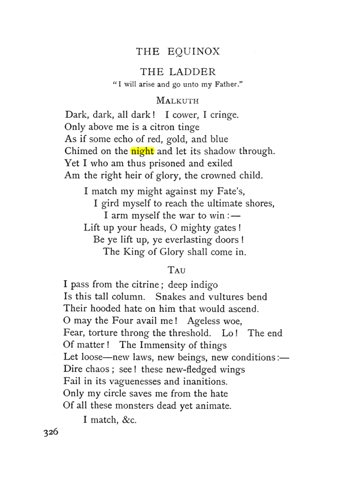 Original scan of The Equinox (Volume I, Number II), PDF page 334