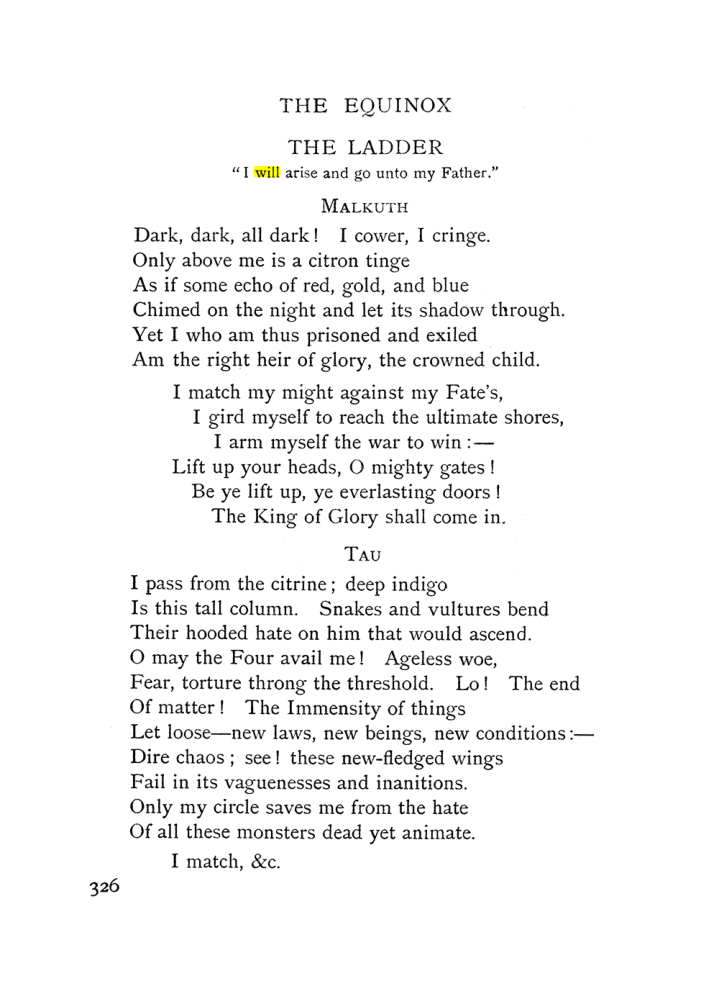 Original scan of The Equinox (Volume I, Number II), PDF page 334