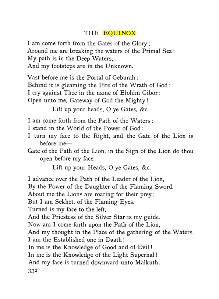 Original scan of The Equinox (Volume I, Number II), PDF page 340
