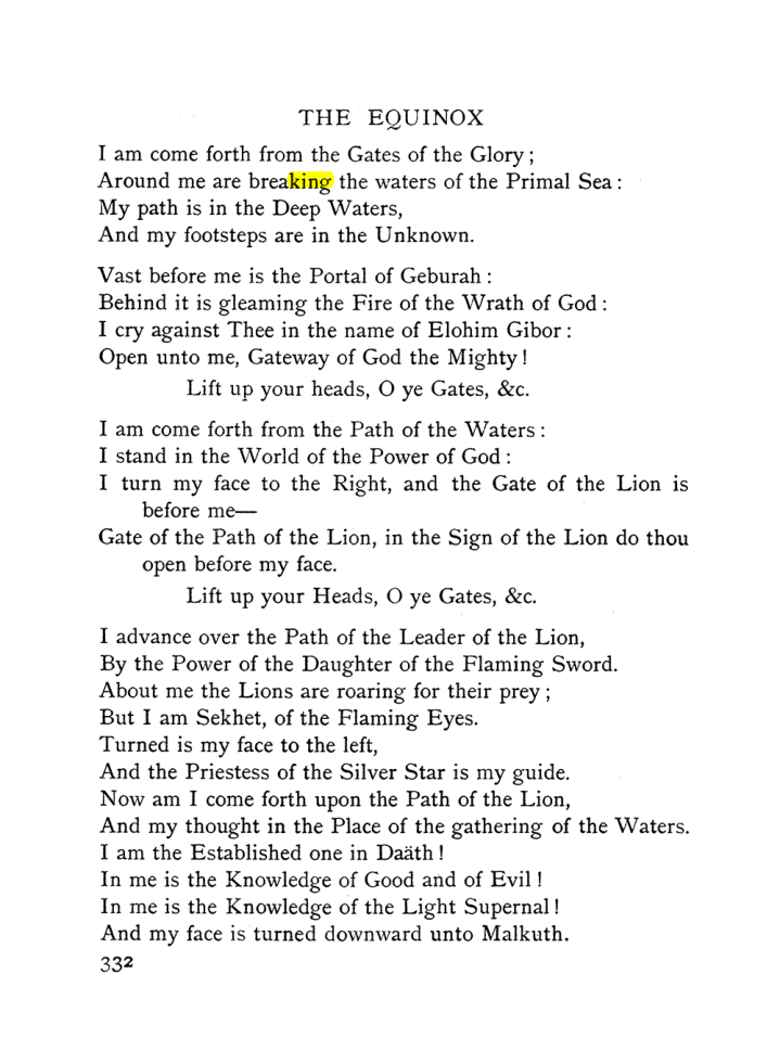 Original scan of The Equinox (Volume I, Number II), PDF page 340