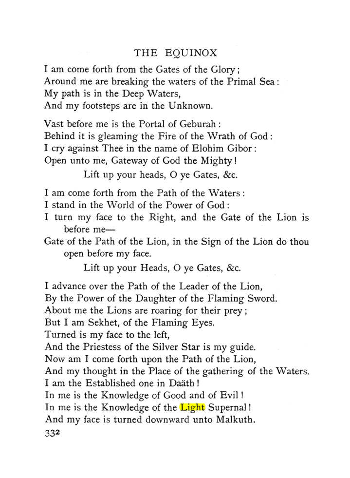 Original scan of The Equinox (Volume I, Number II), PDF page 340