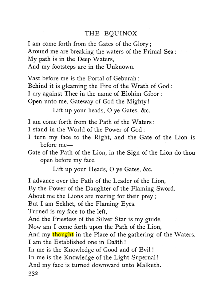 Original scan of The Equinox (Volume I, Number II), PDF page 340