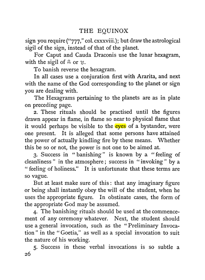 Original scan of The Equinox (Volume I, Number II), PDF page 36