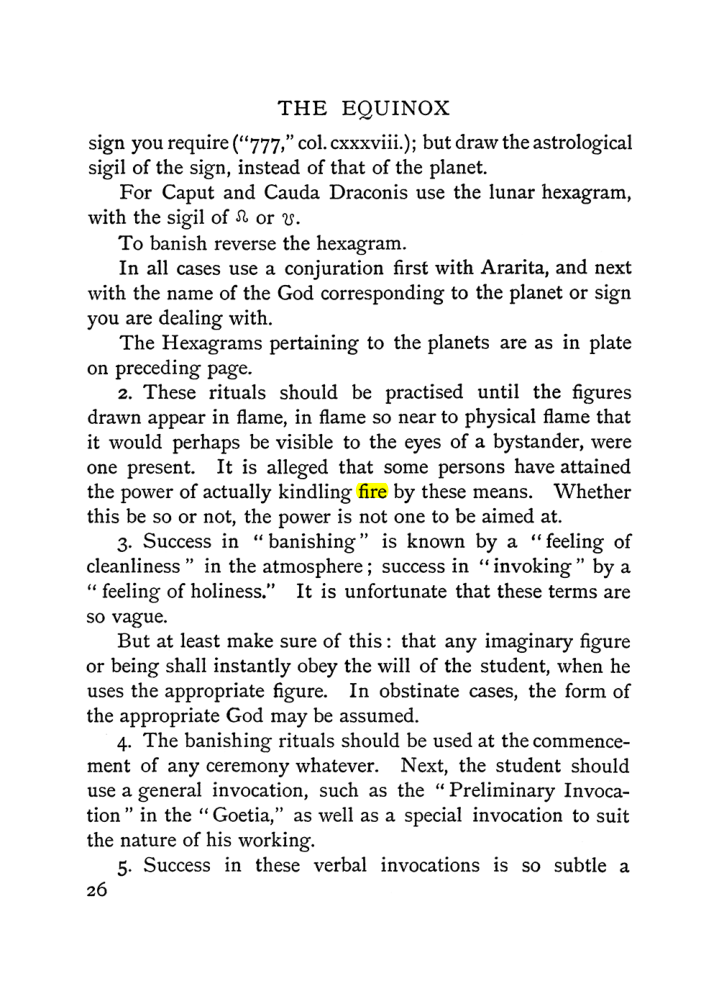 Original scan of The Equinox (Volume I, Number II), PDF page 36