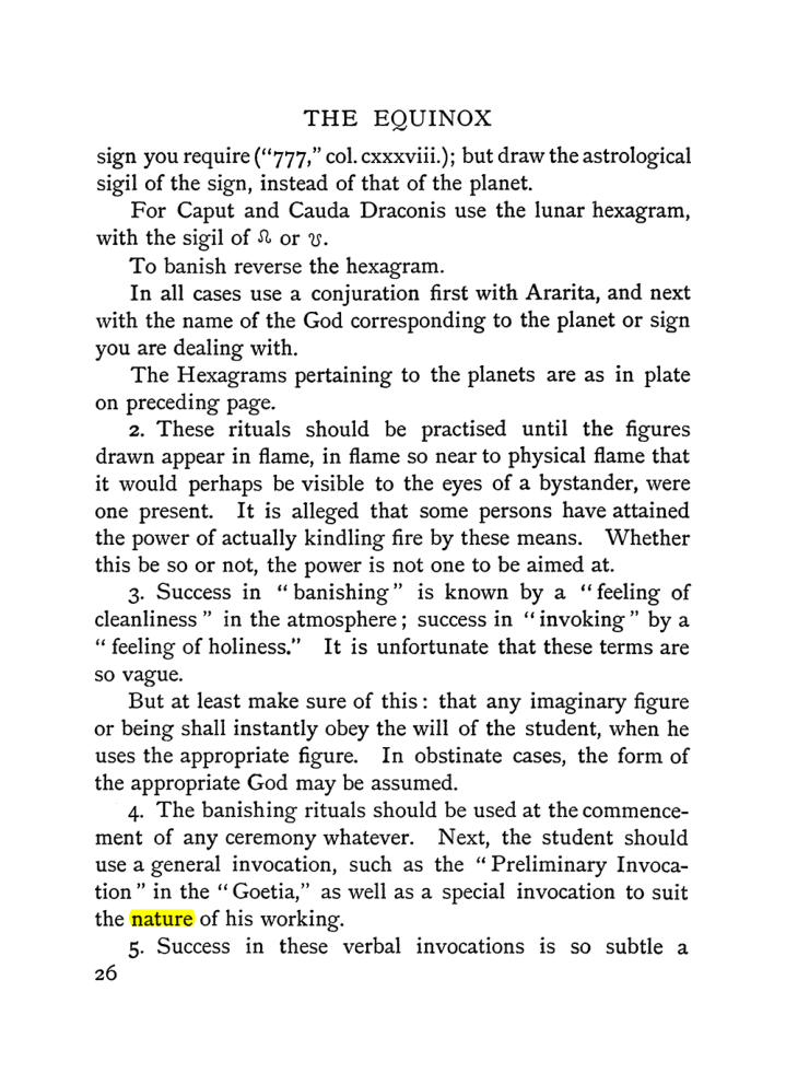 Original scan of The Equinox (Volume I, Number II), PDF page 36
