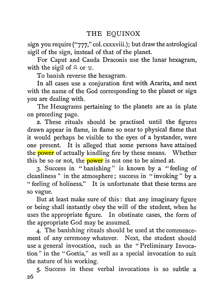 Original scan of The Equinox (Volume I, Number II), PDF page 36