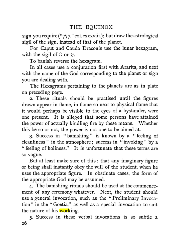 Original scan of The Equinox (Volume I, Number II), PDF page 36