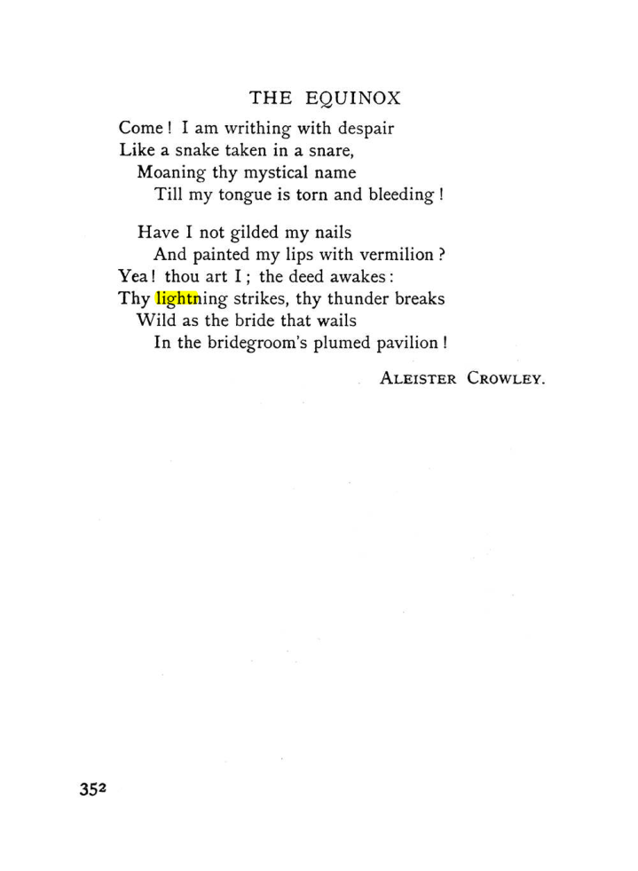 Original scan of The Equinox (Volume I, Number II), PDF page 360