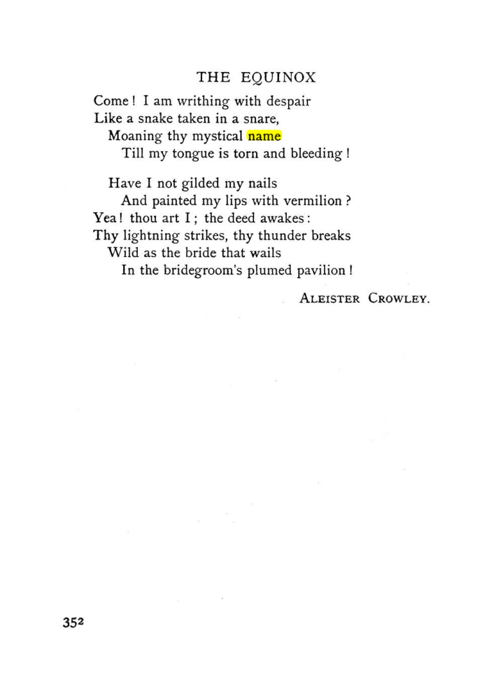 Original scan of The Equinox (Volume I, Number II), PDF page 360