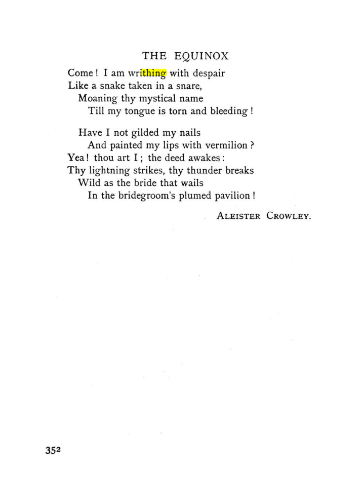 Original scan of The Equinox (Volume I, Number II), PDF page 360