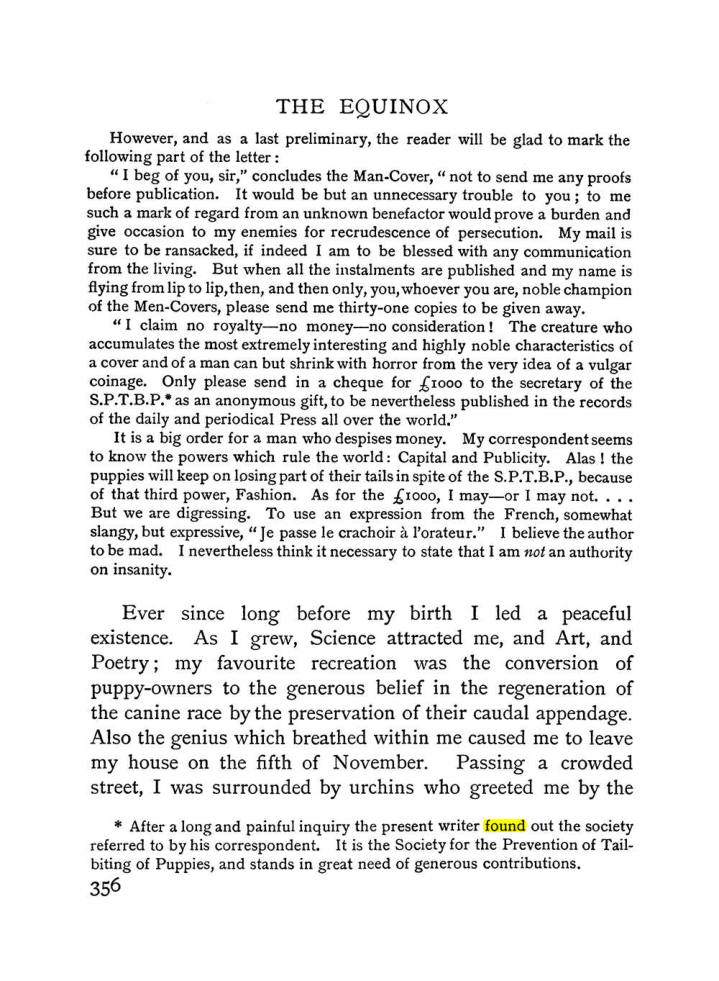 Original scan of The Equinox (Volume I, Number II), PDF page 364