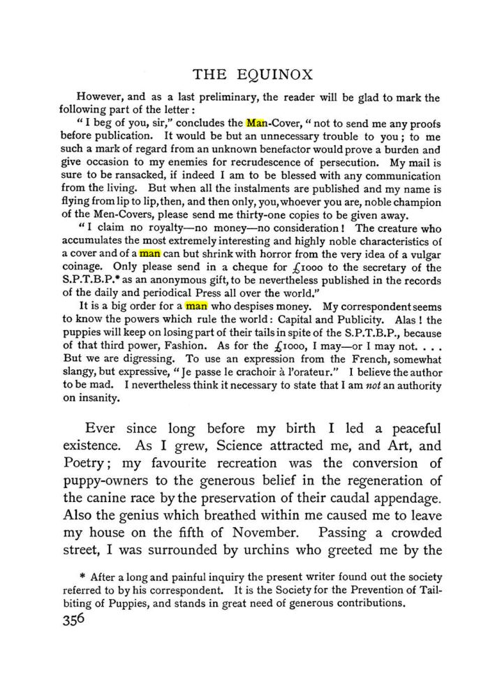 Original scan of The Equinox (Volume I, Number II), PDF page 364