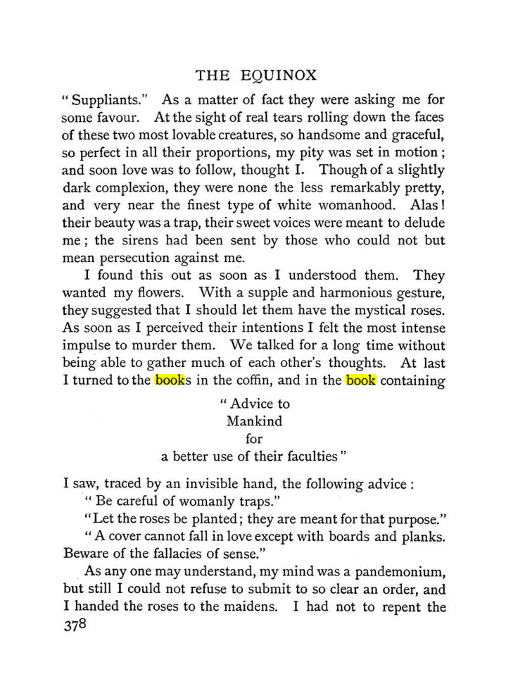 Original scan of The Equinox (Volume I, Number II), PDF page 386