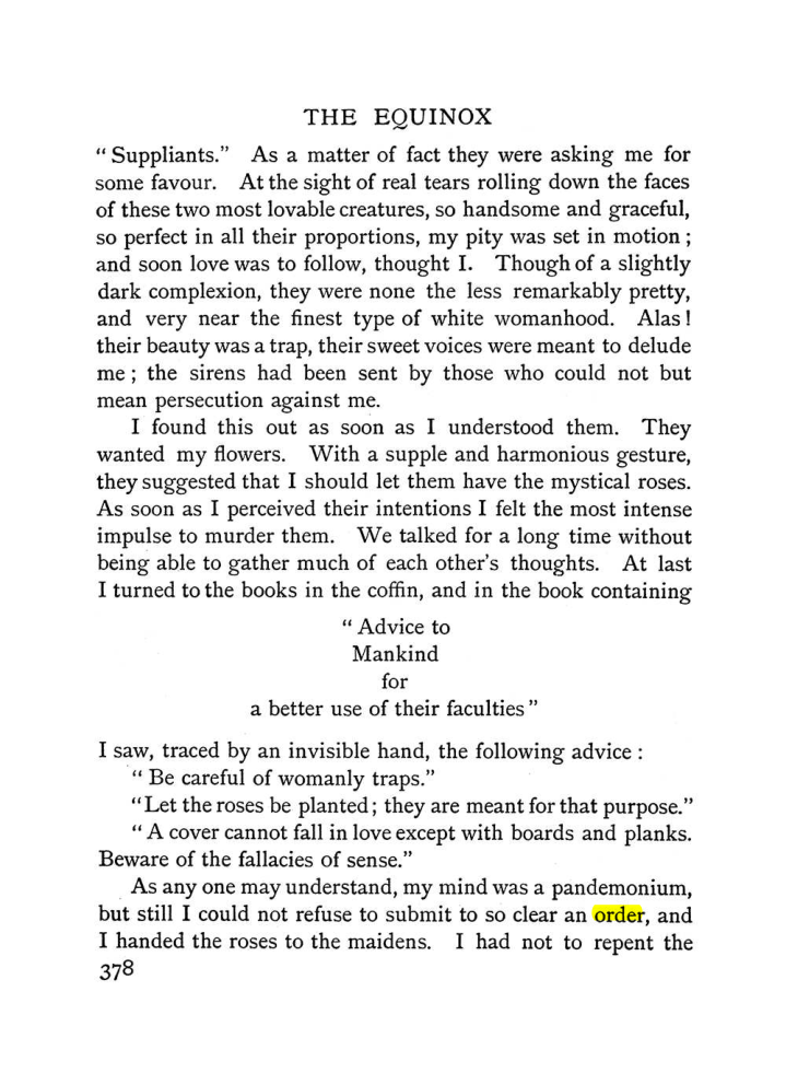Original scan of The Equinox (Volume I, Number II), PDF page 386