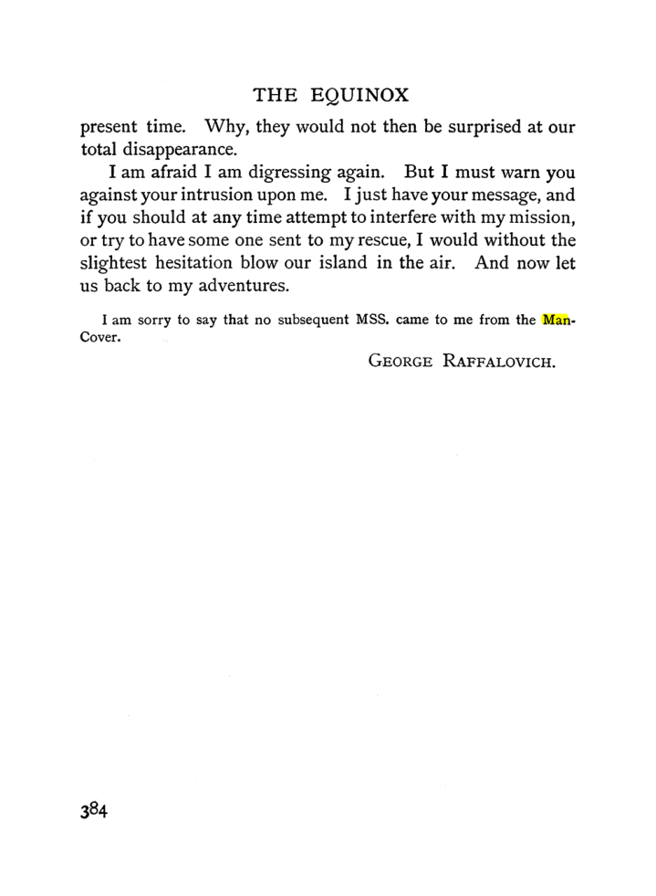 Original scan of The Equinox (Volume I, Number II), PDF page 392
