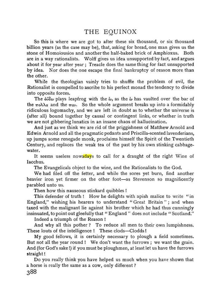 Original scan of The Equinox (Volume I, Number II), PDF page 396