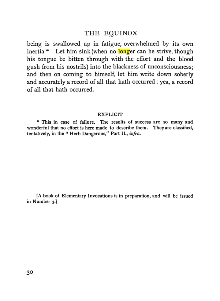 Original scan of The Equinox (Volume I, Number II), PDF page 40