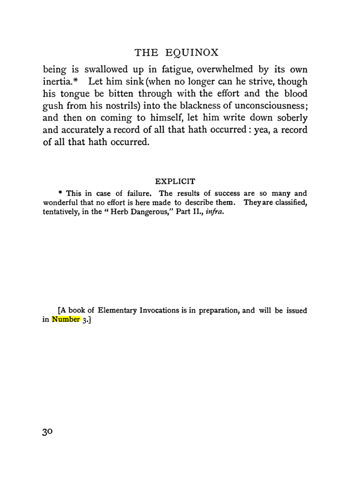 Original scan of The Equinox (Volume I, Number II), PDF page 40