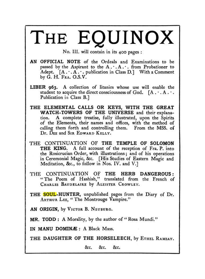 Original scan of The Equinox (Volume I, Number II), PDF page 406