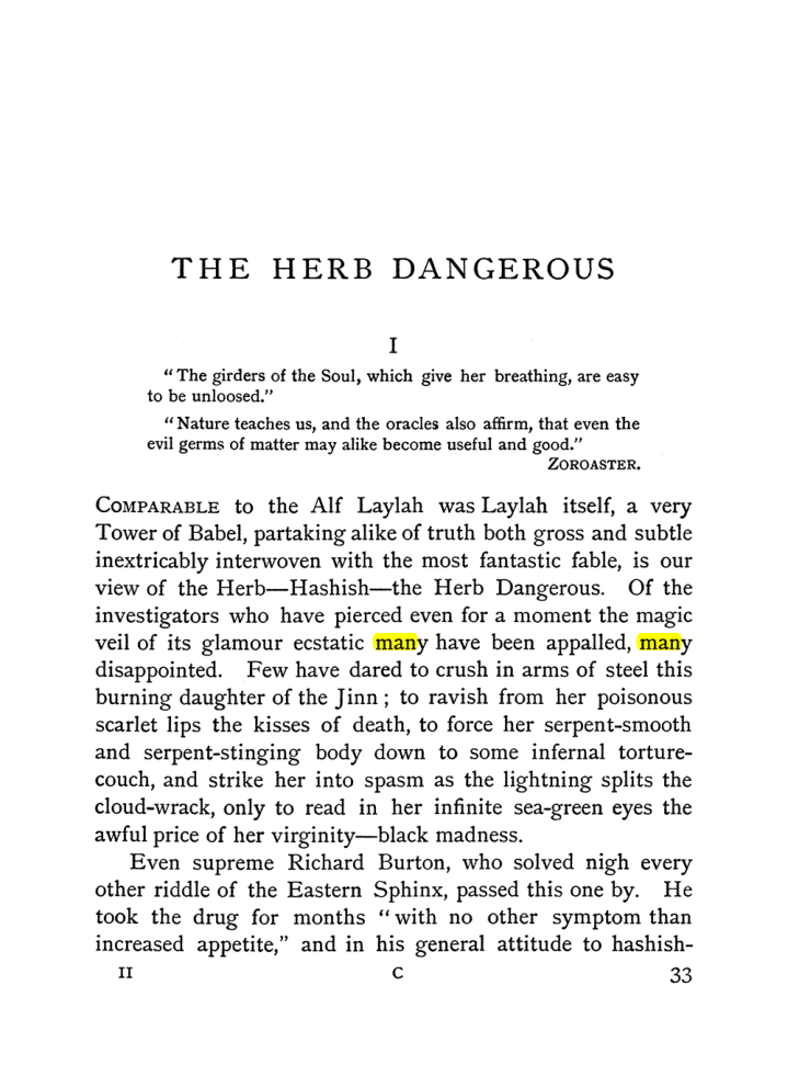 Original scan of The Equinox (Volume I, Number II), PDF page 43