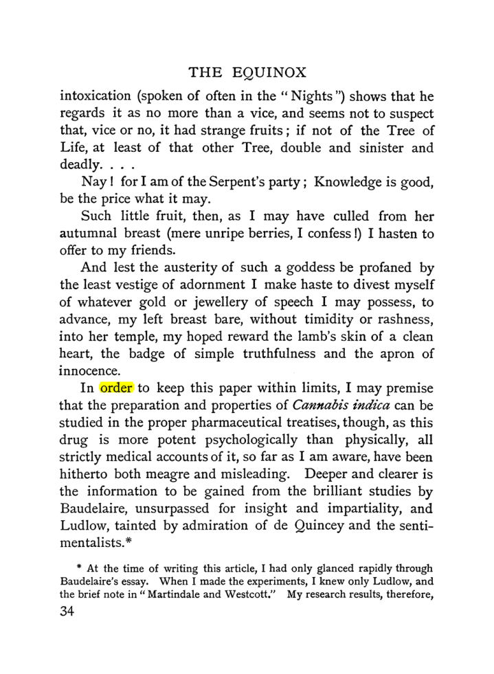 Original scan of The Equinox (Volume I, Number II), PDF page 44
