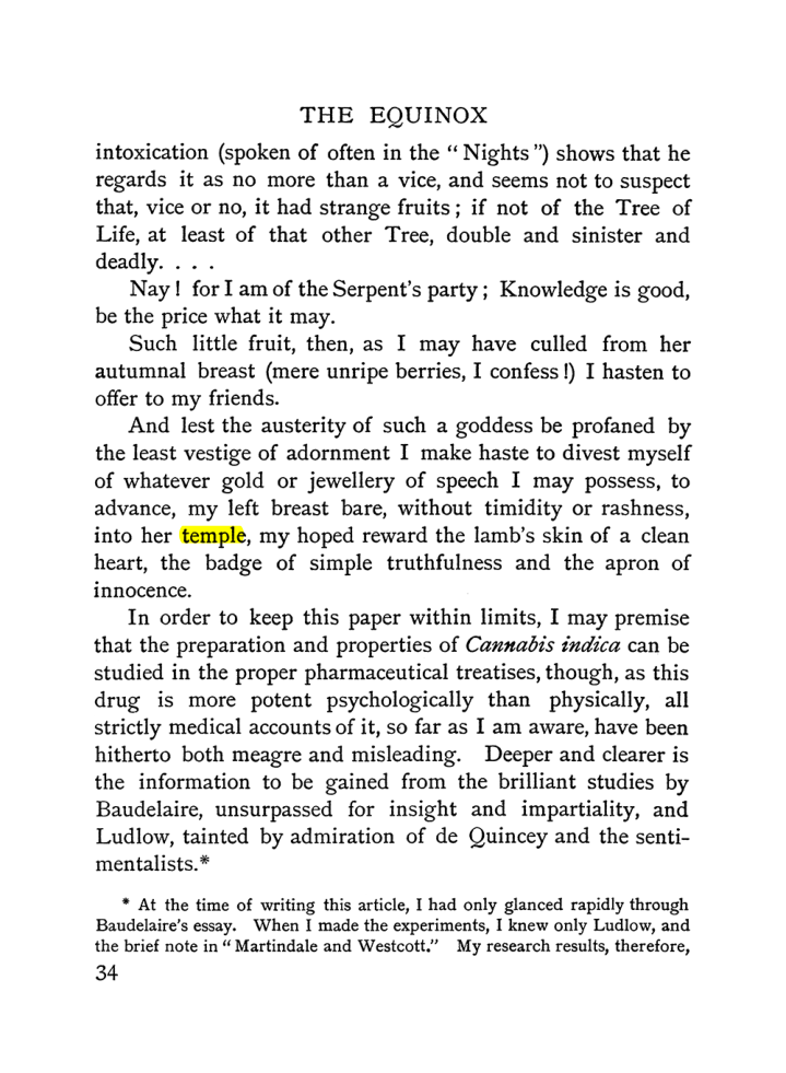 Original scan of The Equinox (Volume I, Number II), PDF page 44